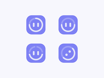 GetSuper Logo Concept 2 app app icon brand branding design exercise face fitness happy icon identity logo mark minimalist mobile progress smile tracker