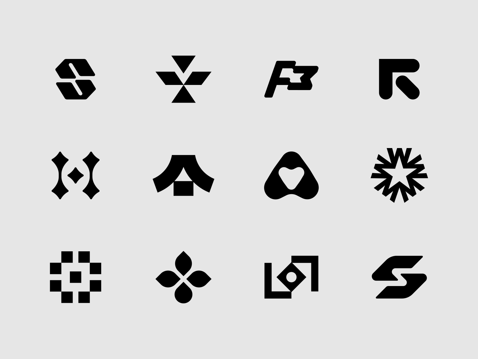 20 Marks & Lettermarks No. 1 on Behance by Lucas Fields on Dribbble