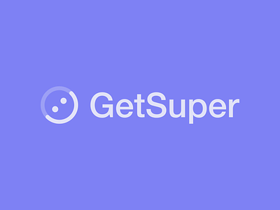 GetSuper Brand Identity Design app app icon brand branding chart design icon identity logo minimalist mobile mobile app modern progress wheel purple smiling super ui