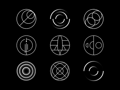 Crypto Token Exploration black hole brand branding crypto cryptocurrency design fintech future futuristic identity logo lunar minimalist moon orbit space spacecraft time travel token