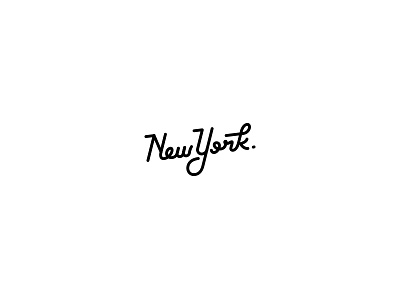 New York logo minimal minimalist new york nyc script type typography usa