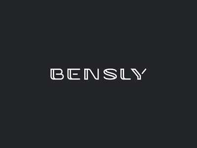 Bensly™ Logotype Design branding design lettering logo logotype menswear minimalist monogram type typography wordmark