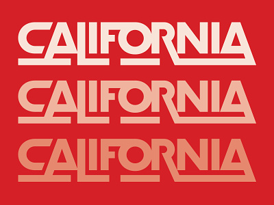 California Custom Type art cali california design illustration lettering logo monogram type typography wordmark