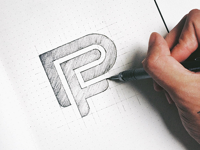 Refining PF Monogram branding design icon illustration lettermark logo minimalist monogram type typography wordmark