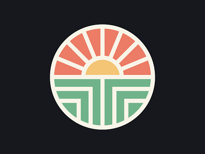 Final Logo Design Sun + Earth + T