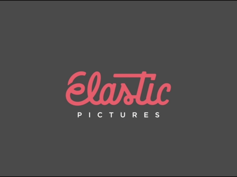 Elastic Pictures Animated Version animation custom elastic gif illustration lettering logo logotype script type typography wordmark