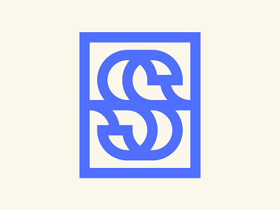 S + Waves Ambigram - Final Color ambigram branding illustration lettermark logo monogram ocean s type typography ui wave