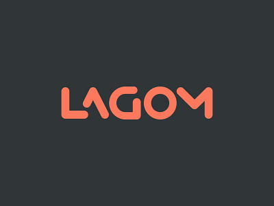 Lagom Final Logotype agency bold brand branding design icon identity illustration lagom lettering logo logotype minimalist monogram type typography ui wordmark