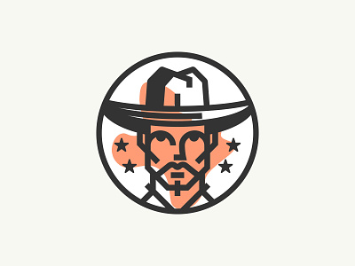 Dang Dang v2 brand branding character character logo cowboy dang design face flag icon identity illustration logo minimalist person stars texas type typography usa