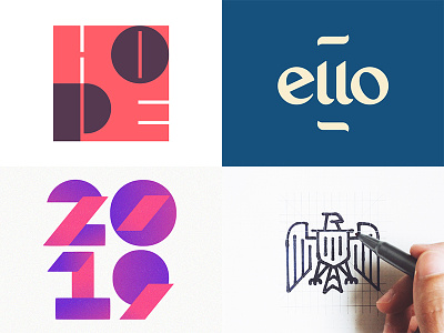 Top 4 2018 😃 2018 2019 bird brand branding design eagle hope icon identity illustration lettermark logo logotype minimalist sketch top4 type typography wordmark