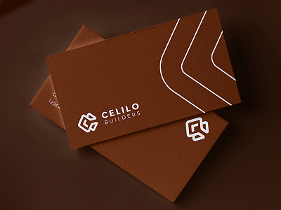 Celilo Builders Updated Business Card Design brand branding building business card c card design icon identity illustration lettermark logo logotype minimal minimalist monogram print stationery type typography