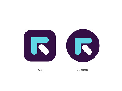 R + Arrow Logo Concept