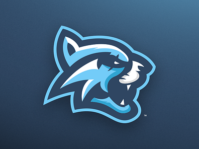 Blue Bobcat - Mascot Logo Design blue bobcat branding design esports gaming logo mascot sports tiger wildcat