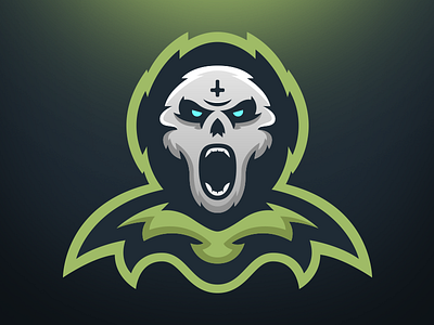 Final Centry - Mascot Logo Design cloak death design esports final gaming logo mascot reaper scream skull sports