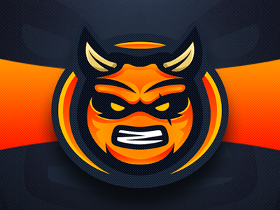 Rolling Devil - Mascot Logo Design