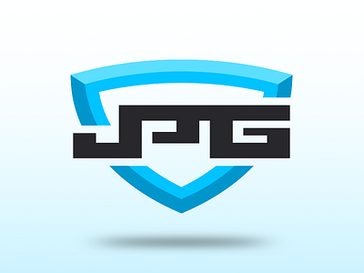 JPlaysGamesYT - "JPG" Logo Design army blue esports gaming j jpg logo shield sports type youtube
