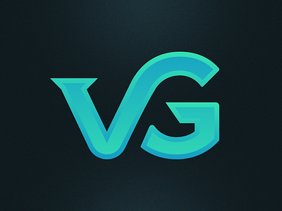 VG Logo Design - vGuArDiANx design esports gaming letter logo sports teal vg vguardianx