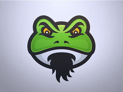 Father Frog - Mascot Logo Design