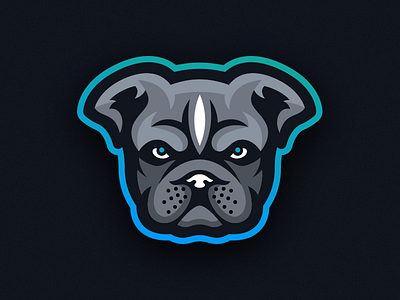 Bully Mascot Logo - Animal Focused apparel bully dog ears esports logo mascot merch merchandise pit pitbull sports