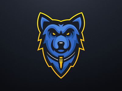 Wolf - Mascot Logo Design by Mason Dickson for Visuals by Impulse on ...