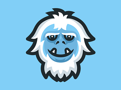 Yeti - Mascot Logo Design ape design esports fangs fur gaming happy logo mascot sasquatch sports yeti