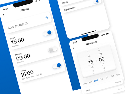 Alarms DailyUI007