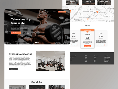 Gym Web Landing Page