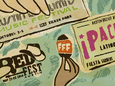Pick A Festival, Any Festival illustration spot
