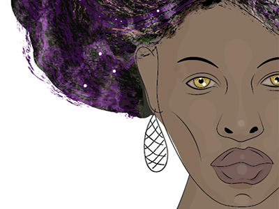 earth | WIP adobe illustrator african american illustration
