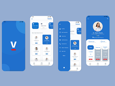 Vezeeta Medical App app branding design graphic design ui ux