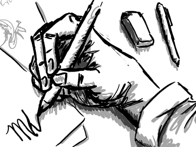 The Artist's Hand artist calm chill drawing illustration