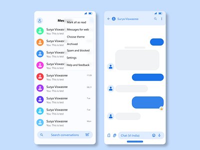 Google Messages Redesign