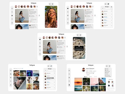 Instagram Web Design