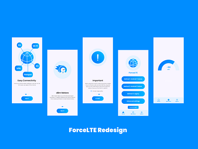 ForceLTE Redesign color 2 app clean ui design logo minimal minimalist redesign ui userexperience userinterface ux