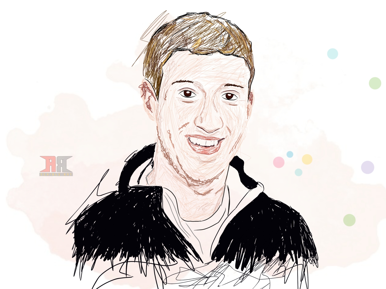 Mark Zuckerberg Drawing Sketch  Drawing Skill