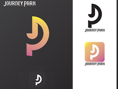 Journey Park branding design illustration logo typography