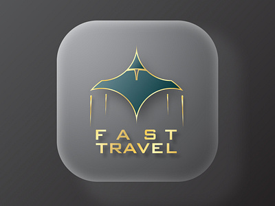 Fast Travel branding design logo