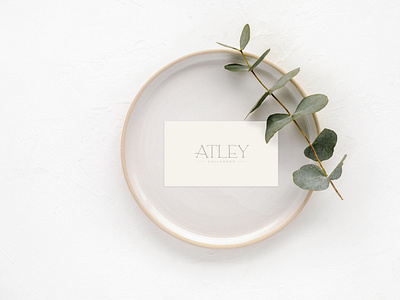 Atley | Logotype in Color Tone Sage