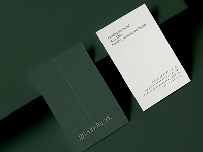 Groundwork Health | Business Cards