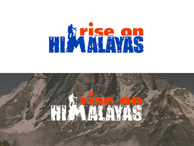 Rise on Himalayas Logo Design branding logo design photoshop