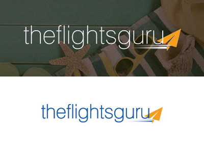 The Flights Guru Logo Design branding logo design photoshop