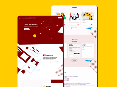 Collaborative.ly Landing Page UI/UX uiux website design