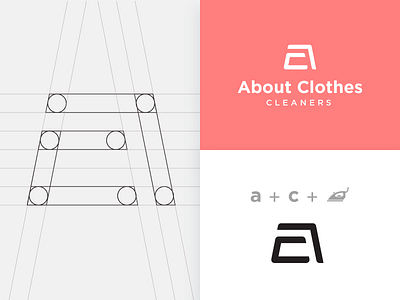 a + c logo mark branding clean concept design illustration logo logo mark minimal ui vector