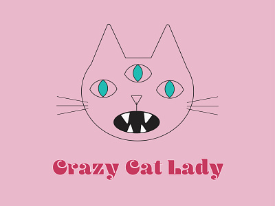 catlady cat digital illustration illustration vector