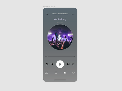 Music Player Day009 daily 100 challenge daily009 dailyui dailyuichallenge design ios