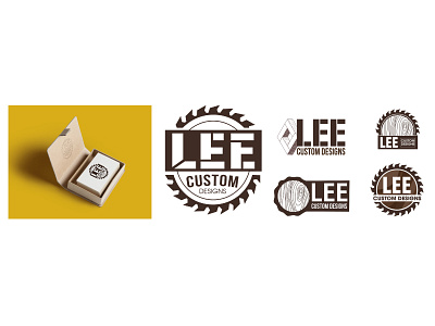 Lee Custom Designs branding custom furniture graphic design logo design woodworking
