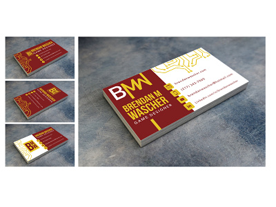 Game Designer Business Card branding business card game designer graphic design
