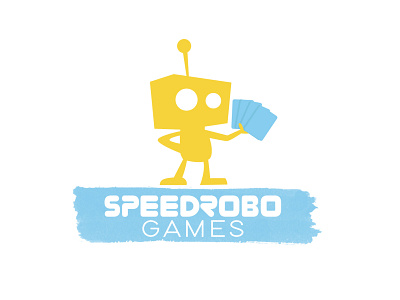 Speedrobo Games branding card games gaming graphic design logo design robot