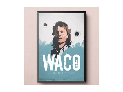 Waco documentary graphic design poster waco