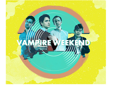 Vampire Weekend Fan Art-2 album cover art alternative band fan art graphic design vampire weekend